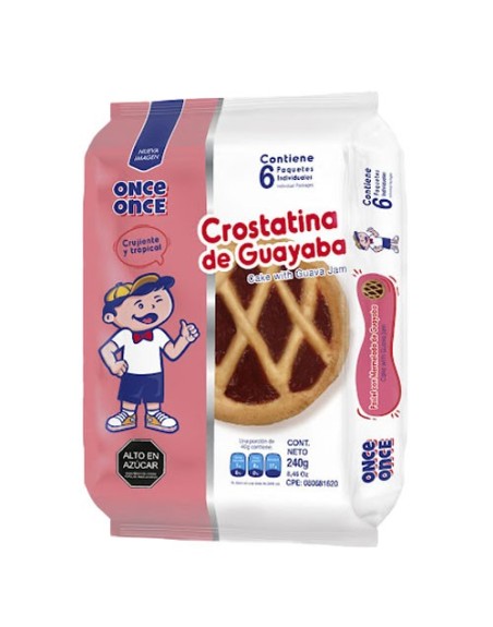 ONCE ONCE CROSTATINA GUAYABA X6
