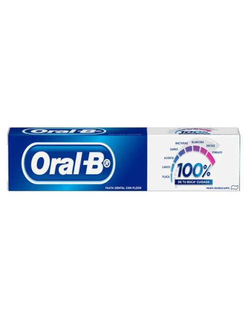 ORAL B CREMA DENTAL 100% 120G