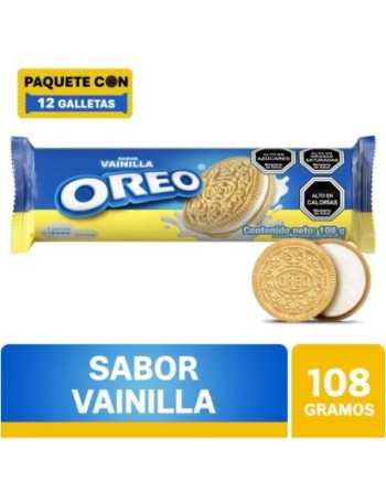 OREO VAINILLA 1 TUBO 108G