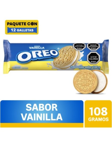 OREO VAINILLA 1 TUBO 108G