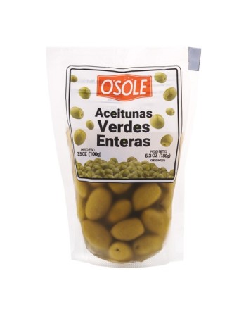 OSOLE ACEITUNAS VERDES ENTERAS 180G