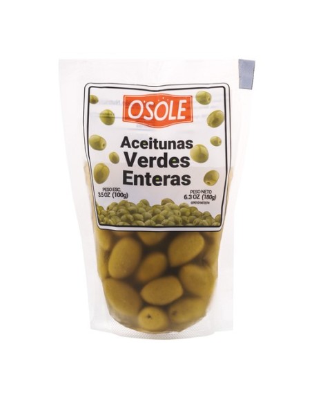 OSOLE ACEITUNAS VERDES ENTERAS 180G