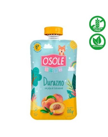 OSOLE BABY COMPOTA DURAZNO 100G