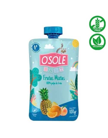 OSOLE BABY COMPOTA FRUTAS MIXTAS 100G