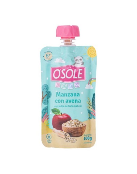OSOLE BABY COMPOTA MANZANA 100G