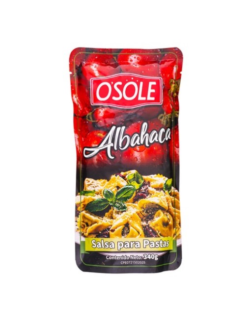 OSOLE SALSA PARA PASTA ALBAHACA 340G