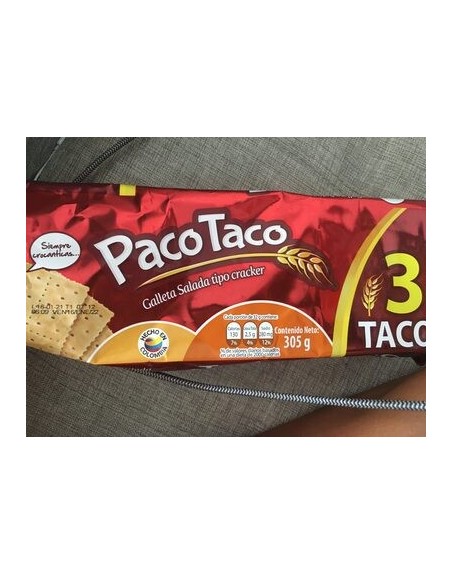 PACOTACO GALLETA SALADA TIPO CRACKER 305G
