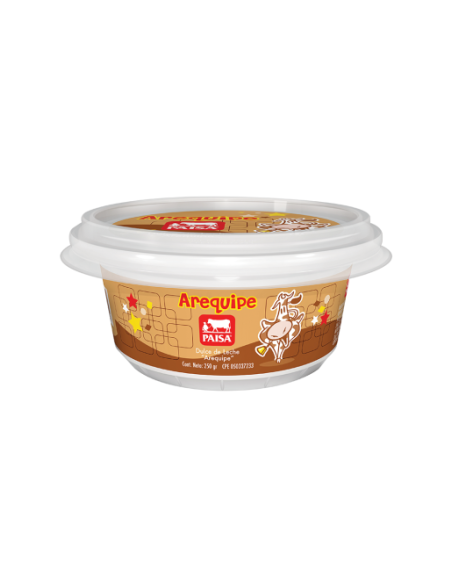 PAISA AREQUIPE 250GR DULCE DE LECHE