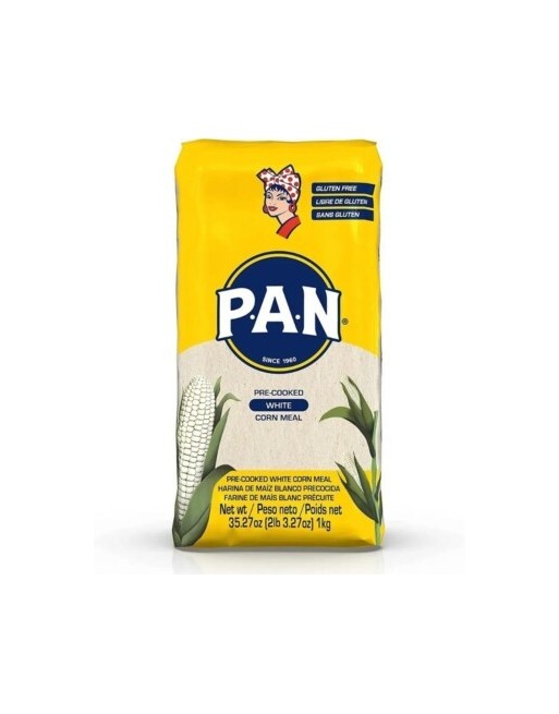 PAN HARINA DE MAIZ BLANCO 1KG