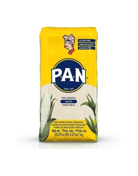 PAN HARINA DE MAIZ BLANCO 1KG X20UND
