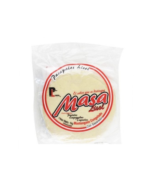 PASAPALOS LISO MASA LISTA GRANDE LISOL 1KG