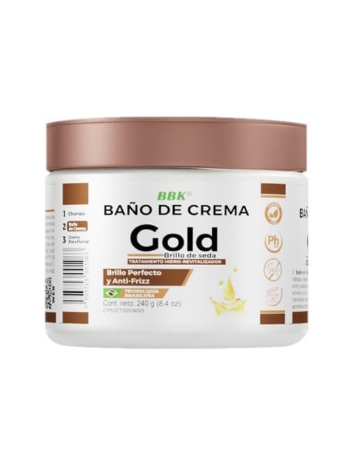 BAÑO DE CREMA BBK GOLD 240G