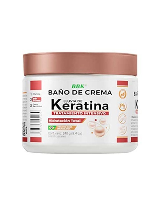 BAÑO DE CREMA BBK KERATINA 240G