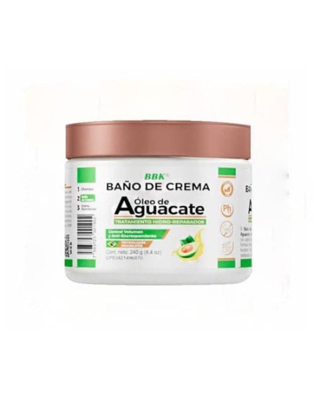 BAÑO DE CREMA BBK OLEO DE AGUACATE 240G