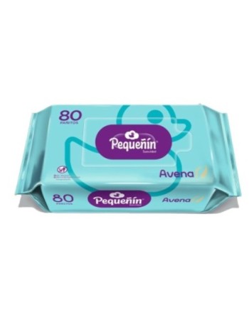 PEQUENIN TOALLA HUMEDA AVENA 80UND