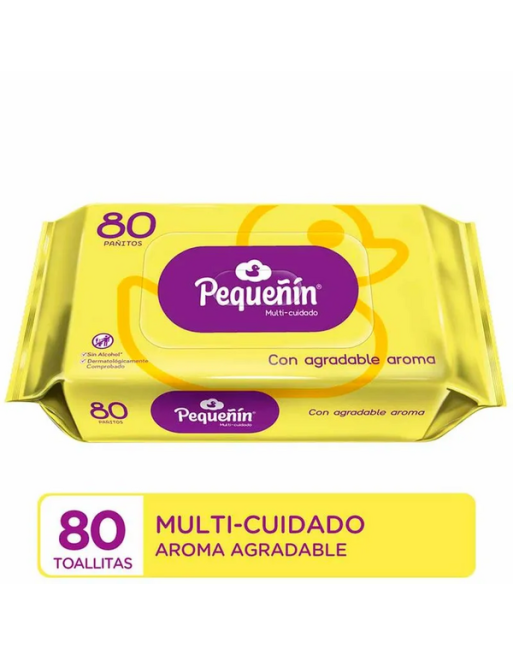 PEQUENIN TOALLAS HUMEDAS MULTI-CUIDADOS 80UND