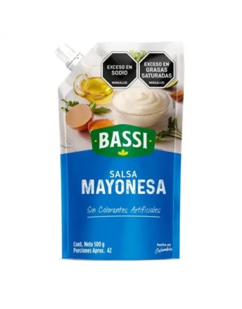 BASSI SALSA MAYONESA 500G