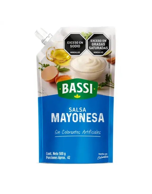BASSI SALSA MAYONESA 500G