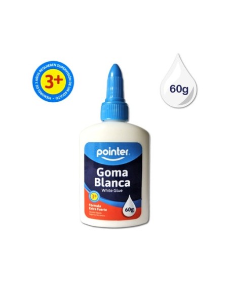 POINTER GOMA BLANCA 60G