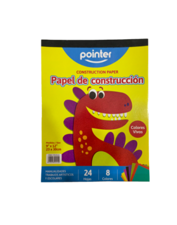POINTER PAPEL DE CONSTRUCCION 24 HOJAS