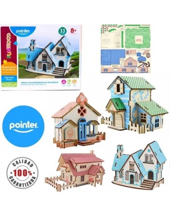 POINTER ROMPECABEZAS 3D MADERA