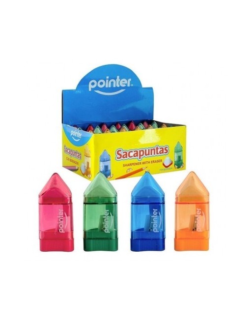 POINTER SACAPUNTAS CON BORRADOR