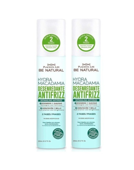 BE NATURAL HIDRA MACADAMIA DESENREDANTE ABTIFRIZZ 200ML