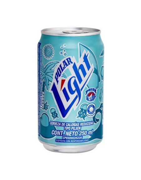 POLAR LIGHT DESECHABLE 250 ML CERVEZA