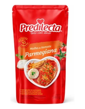 PREDILECTA MOLHO PARMEGIANA 340G