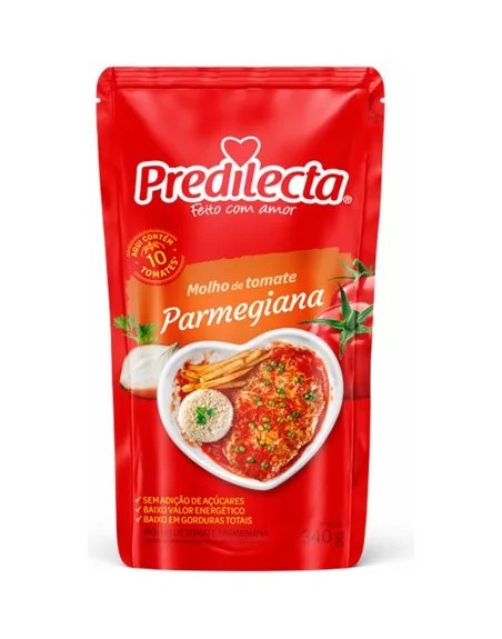 PREDILECTA MOLHO PARMEGIANA 340G