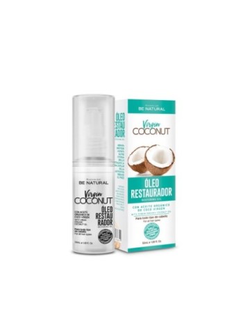 BE NATURAL VIRGIN COCONUT OLEO RESTAURADOR 50ML