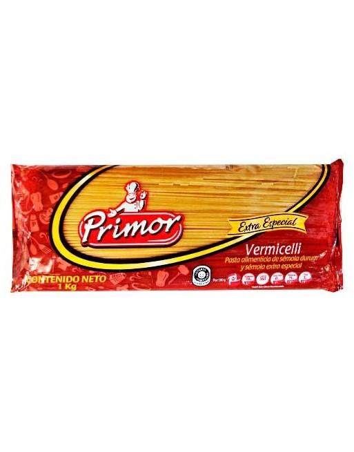PRIMOR PASTA ESPECIAL VERMICELLI 1KG