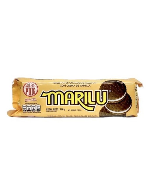 PUIG MARILU X6 GALLETA CHOCO VAINILLA 216G