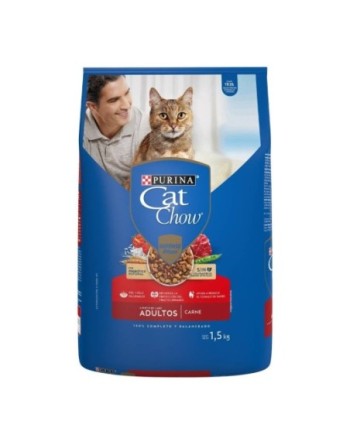 PURINA CAT CHOW ADULTO CARNE 1.5KG