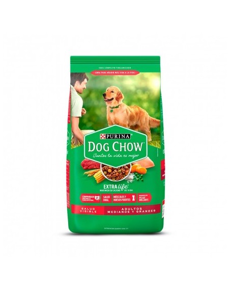 PURINA DOG CHOW ADULTOS RAZA MED/GRANDE 4 KG