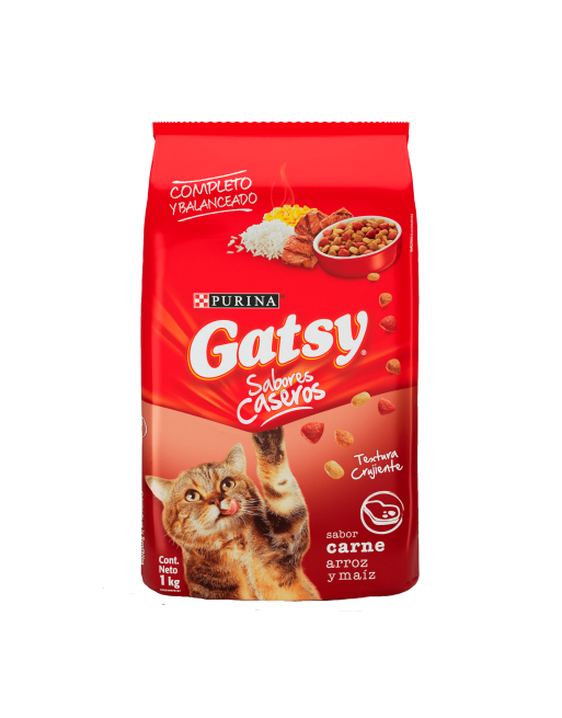 PURINA GATSY SABORES CARNE Y ARROZ 1KG