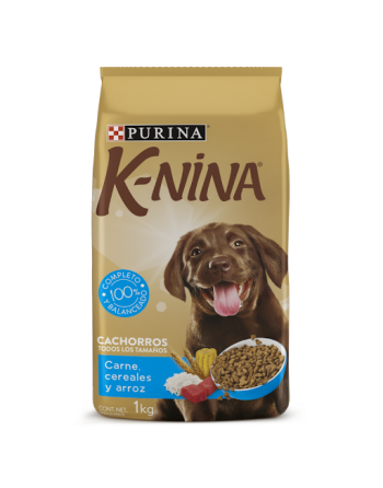 PURINA K NINA CACHORROS CARNE CEREALES Y ARROZ 1KG