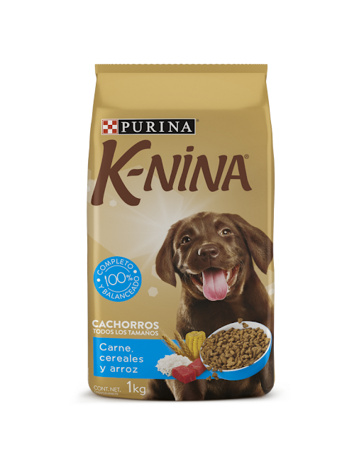 PURINA K NINA CACHORROS CARNE CEREALES Y ARROZ 1KG