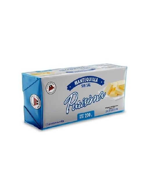 PURISIMA MANTEQUILLA SIN SAL 200GR