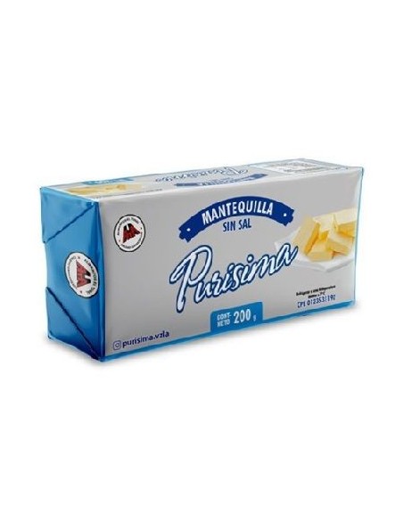 PURISIMA MANTEQUILLA SIN SAL 200GR