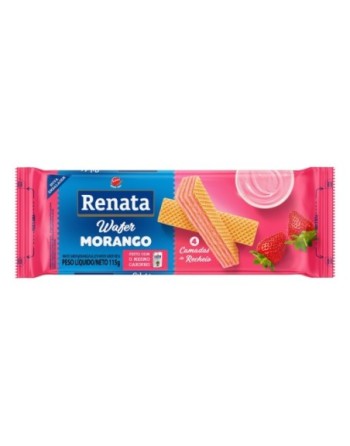 RENATA  WAFER MORANGO 115G