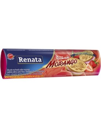RENATA RECHEADO MORANGO GALLETA 112G