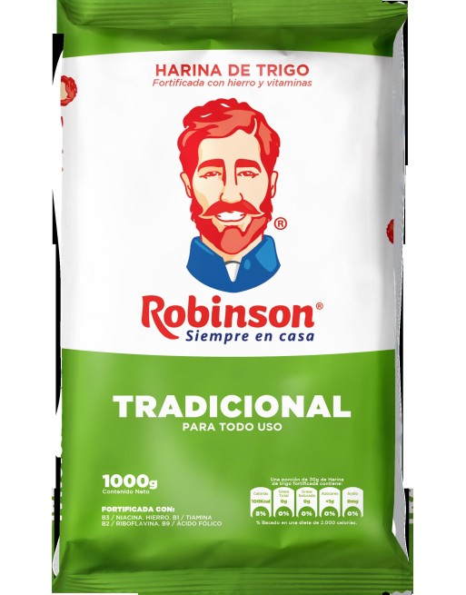 ROBINSON HARINA DE TRIGO TRADICIONAL  1KG