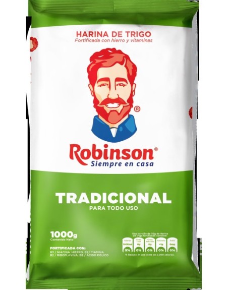 ROBINSON HARINA DE TRIGO TRADICIONAL  1KG