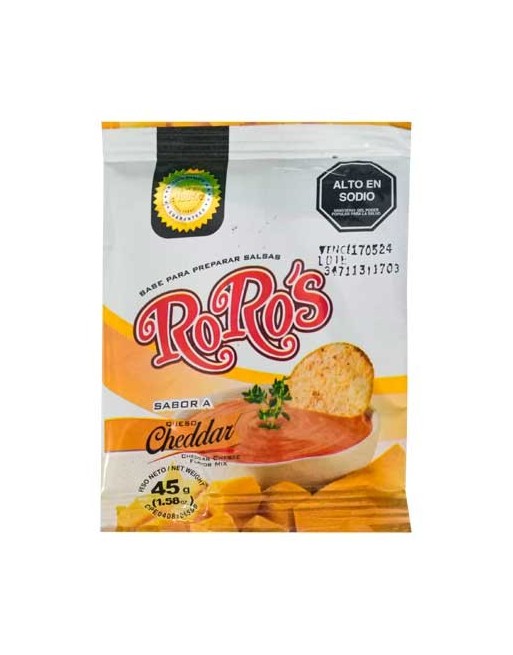 ROROS QUESO CHEDDAR BASE PARA SALSA 45G