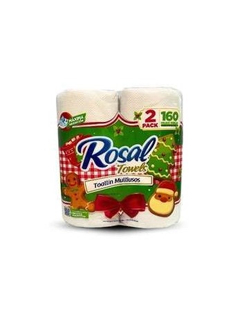 ROSAL TOALLIN NAVIDENO DOBLE 160 HOJAS