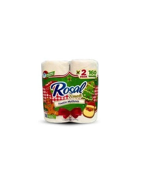 ROSAL TOALLIN NAVIDENO DOBLE 160 HOJAS