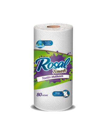 ROSAL TOWELS TOALLIN MULTIUSO 80HOJAS