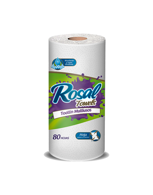 ROSAL TOWELS TOALLIN MULTIUSO 80HOJAS