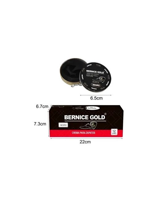 BERNICE CREMA DE ZAPATOS NEGRA